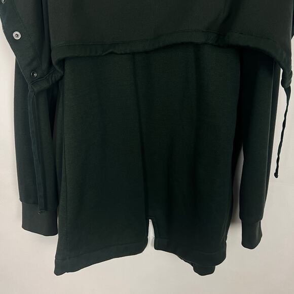 BLANKNYC Women's Green Wrap Cardigan Size M - Picture 10 of 12